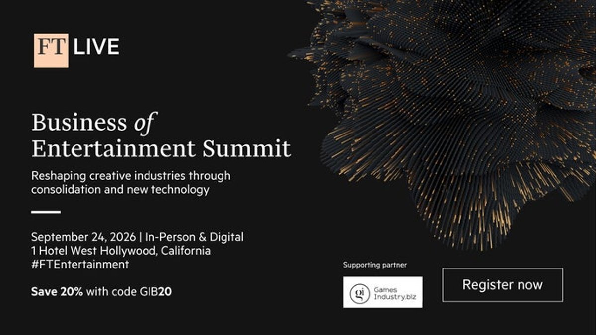 Executives from EA and Tencent to speak alongside Netflix, Sony, and Disney at FT Business of Entertainment summit